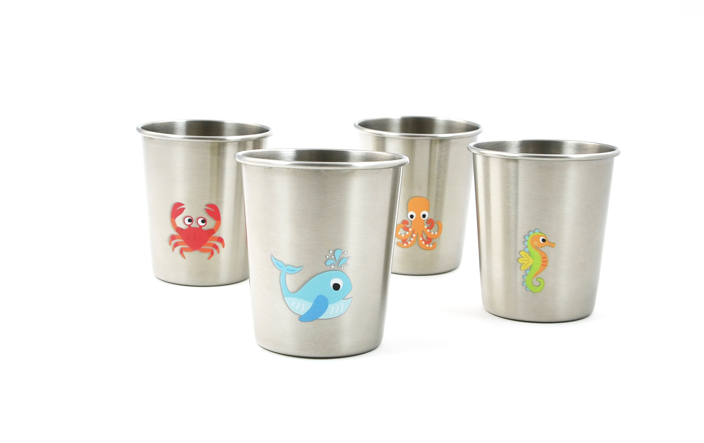 Timbales inox Marina motif Joli Monde sans plastique